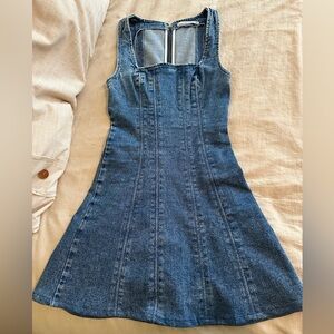 Abercrombie Denim A-Line Mini Dress